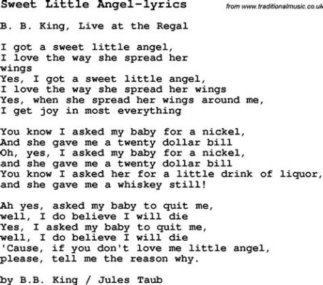  Sweet Little Angel - Klasyczny blues z duszą i wściekłością gitary